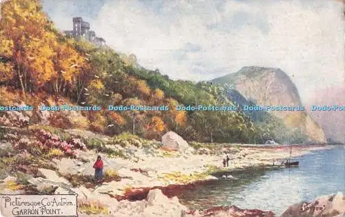 R715344 Picturesque Co. Antrim. Garron Point. Die Smaragdinsel. Raphael Tuck und