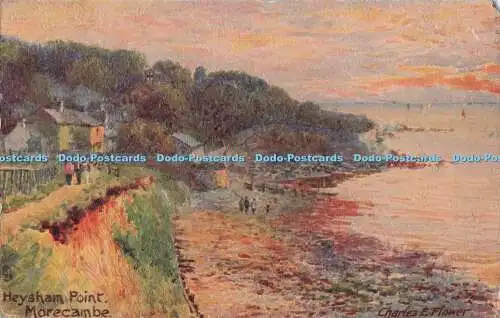 R715434 Morecambe. Heysham Point. Raphael Tuck and Sons. Oilette. Postkarte Nr. 4