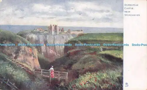 R715477 Dunnottar Castle. in der Nähe von Stonehaven. Raphael Tuck and Sons. Oilette. Postc
