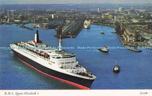 R715501 R.M.S. Queen Elizabeth 2. Stadtrat von Southampton. Harvey Barton. Eng