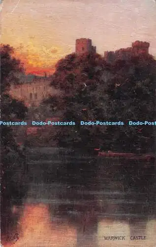 R714761 Warwick Castle. Shakespeare Country. stecken. Ölfaksim. Serie. X.O.F.7