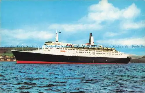 R715594 Schiff Queen Elizabeth 2. Postkarte