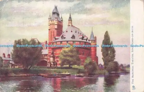 R715682 Stratford auf Avon. Das Gedenktheater. Raphael Tuck and Sons. Oilette.