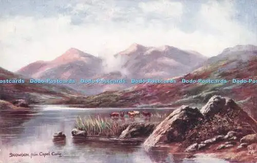 R715969 Snowdon von Capel Curig. Malerisches Nordwales. Raphael Tuck and Sons
