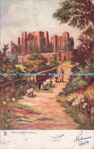 R716315 Kenilworth Castle. Im Shakespeare-Land. stecken. Oilette. 6172. 1905