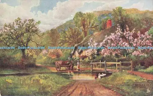 R716440 Ringwood. Der Ford im Moyles Court. Malerische Grafschaften. Hampshire. Tuc