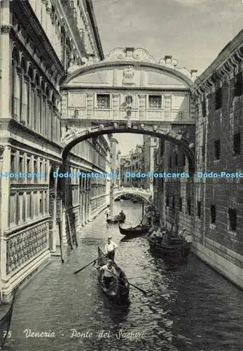 D153920 Venezia. Die Brücke der Sehenswürdigkeiten. G.M