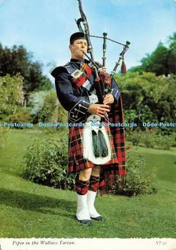 D153965 Piper im Wallace-Tartan. Valentine