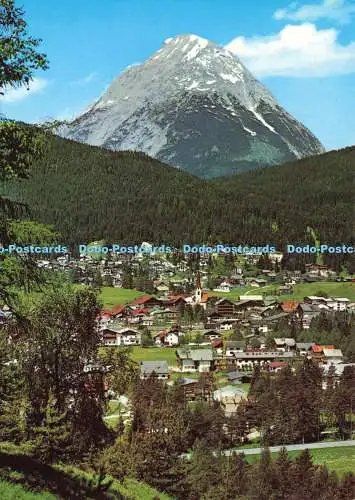 D153993 Seefeld. Tirol. Blick Gegen Hohe Munde. K. T. V. Tiroler Kunstverlag Chi