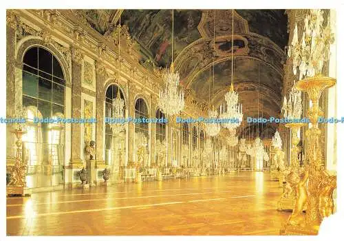 D148684 Chateau de Versailles. La Galerie des Glaces. Reunion des Musees Nationa