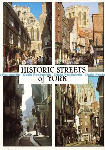 D154141 Historische Straßen von York. The Shambles. Brymon. 1993. Multi View