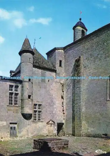 D151916 St. Ferme en Bazadais. Gironde. Cour Interieure du Cloitre de l Abbaye.