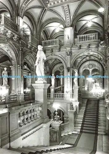D154250 Wien. Opernhaus. Treppe. P. Ledermann. RP