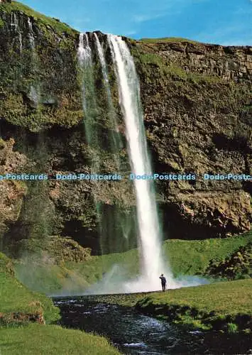 D154384 Seljalandsfoss ein Wasserfall in Südisland. Solarfilma. Nr. 115