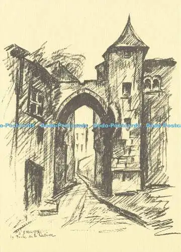 D154398 Saint Emilion. La Porte de la Cadene. GIP. R. Martrinchard