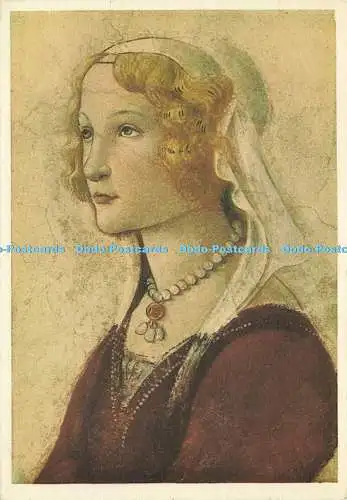 D154606 Giovanna Tornabuoni. Botticelli. Lamelle. Parigi. Zeno Zacchetti