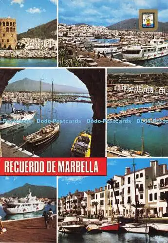 D154684 Recuerdo De Marbella. verschiedenen Aspekten. Fisa. Nr. 46. Dominguez. Multi