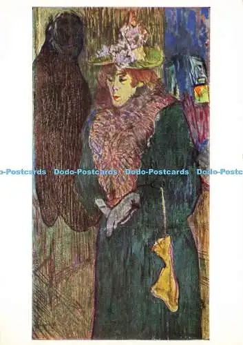 D154808 University of London. Courtauld Institute Galerien. Jane Avril Leaving