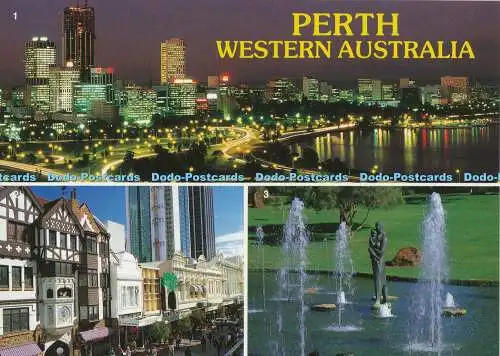 D152640 Perth. Western Australia. Mehrfachansicht. Nu Color Vue