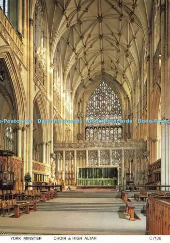 D155000 York Minster. Chor und Hochaltar. Dekan und Kapitel. Richter. C. 7138