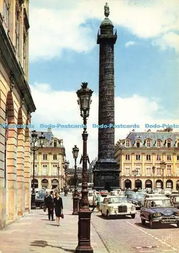 D155098 Couleurs Et Lumiere De France. Paris. Place et Colonne Vendome. Yvon. S.