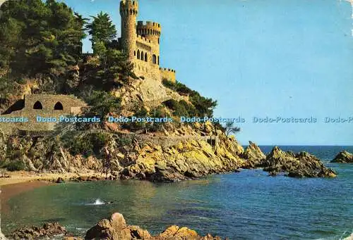 D152842 Costa Brava. Lloret de Mar. Chateau. Sa Caleta. G. Costa. Urruchi