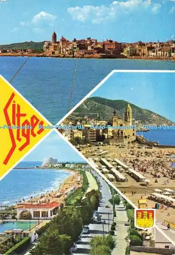 D155285 Sitges. Costa Dorada. Dreieck der Erinnerungen von Sitges. Katalanischer Ibarz.