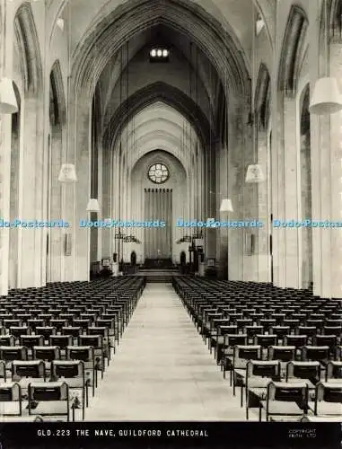 D155399 Guildford Cathedral. Das Kirchenschiff. F. Frith