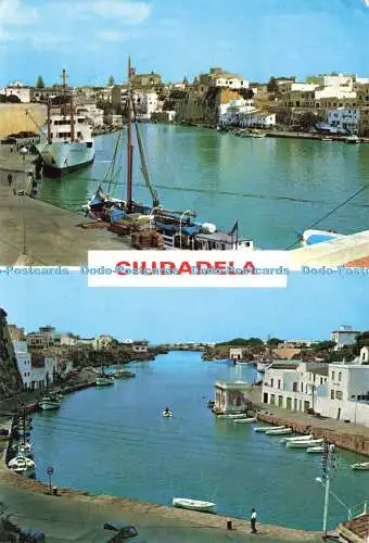D153139 Ciudadela. Hafen von Ciudadela. Lucia Mora. 1987. Multi View
