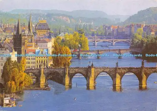 D015768 Prag. Brücken von Prag. Vlcek