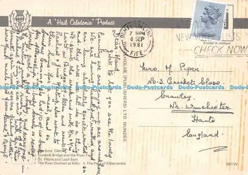 D013684 Malerisches Perthshire. Mehrfachansicht. Heil Caledonia. 1981