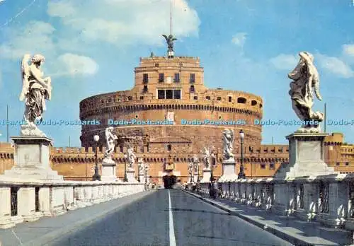 D018793 Roma. Brücke und Schloss Sant Angelo. Kodak Ektachrome