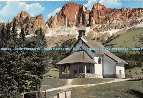 D013871 Strada delle Dolomiti. Carezza al Lago m. 1675 La Chiesetta. RP