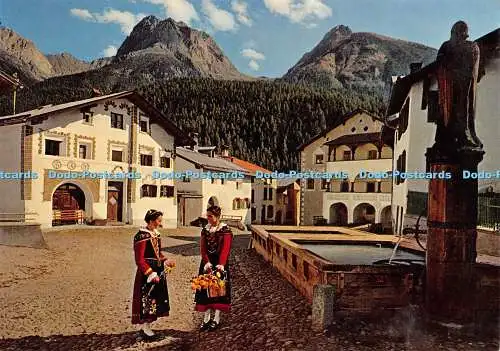 D013872 Scuol Tarasp Vulpera 1250m Suisse Das Alpine Heilbad. Station Thermale