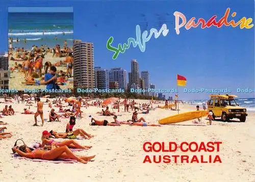 D018891 Surfers Paradise. Gold Coast Australia. Sydney G. Hughes. 1994. Multi Vi