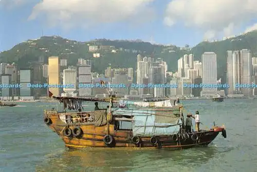 D019001 Der grandiose Blick auf den Hafen von Hongkong. N955. Nationale