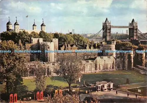 D014020 Tower Bridge und The Tower of London. J. Arthur Dixon
