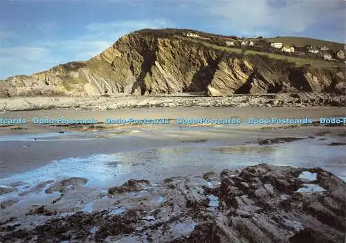 D016167 Lester Point und der Strand. Combe Martin. Brian Pearce