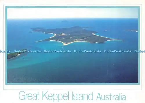 D014114 Great Keppel Island Australien. Nu Color Vue. 1987