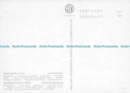 D019173 Landschaftliches Südafrika. Kunstverlag. Ein Land der Kontraste. Multi View