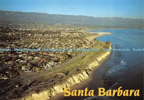 D019261 Santa Barbara. ca. Shoreline Drive. James Blank. National Publishing. Sa