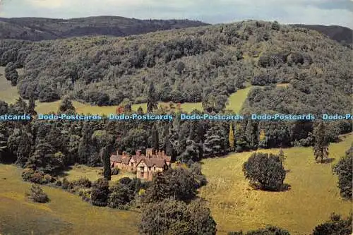 D014321 Llangollen. Ein Panorama auf die wunderschön bewaldete Landschaft rund um Llan