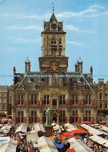 D019474 Delft. Holland. Stadhuis. Gebr. Spanjersberg