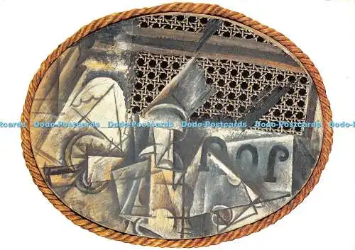 D021361 Pablo Picasso. Nature morte a la chaiselongue cannee. Paris 1912. Musees Natio