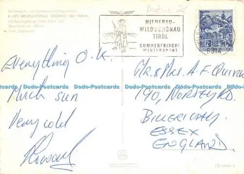 D016693 Wildschönau Oberau. 1970