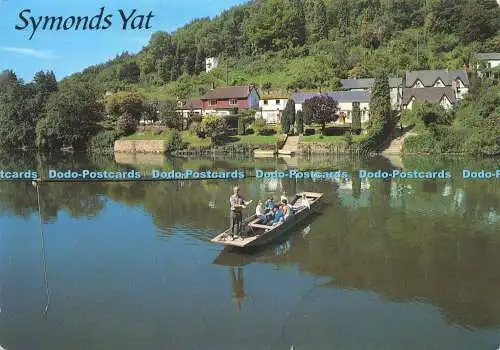 D021423 Symonds Yat. Saracens Head Ferry. River Wye. Lachs