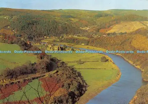 D021460 Tintern Abbey und River Wye. Dixon