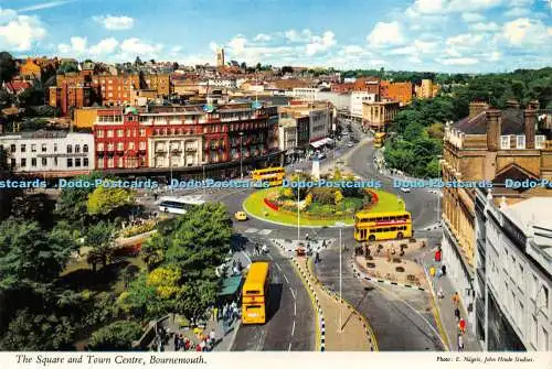 D019690 Der Platz und das Stadtzentrum. Bournemouth. E. Nagele. Hinde. Donner und C