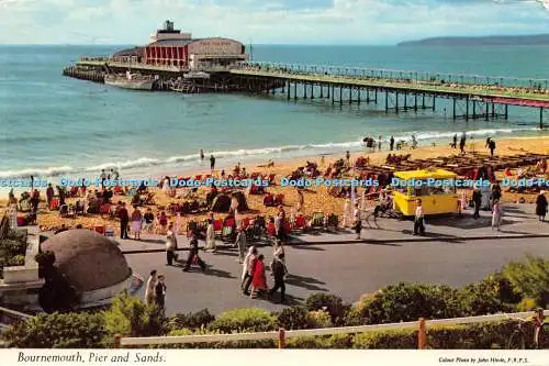 D019717 Bournemouth. Pier und Sand. Hinde. Donner und Clayden. Dearden and Wad