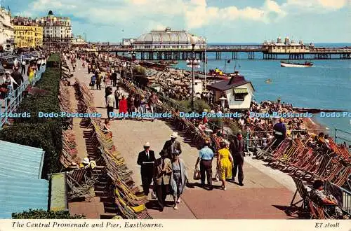 D019797 Die zentrale Promenade und Pier. Eastbourne. Elgate. 1978